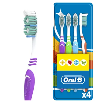 Oral-B Ob Cepillo Shiny Clean Medium Robin Hood Uds (pack de 6)