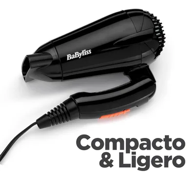 BaByliss Secador de pelo de viaje plegable 2000 W - 1 unidad – foto 2