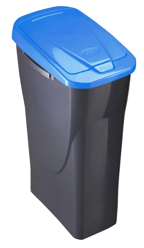 M home by Mazzei Mondex Cubo Ecobin con Tapa Azul 25 L - 1 unidad