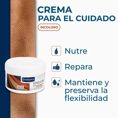 Starwax Crema de Cuidado Incolora para Cuero 150 ml - pack de 2 unidades – foto 4
