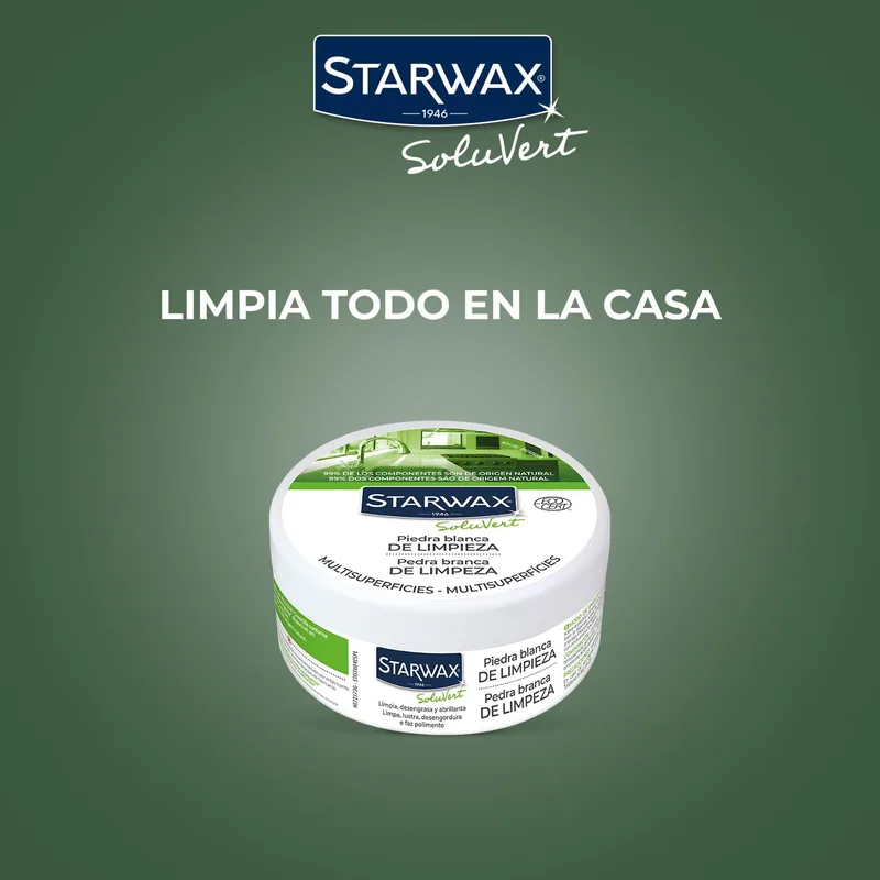 Starwax Piedra Blanca de Limpieza Multiusos 375 ml - pack de 2 unidades
