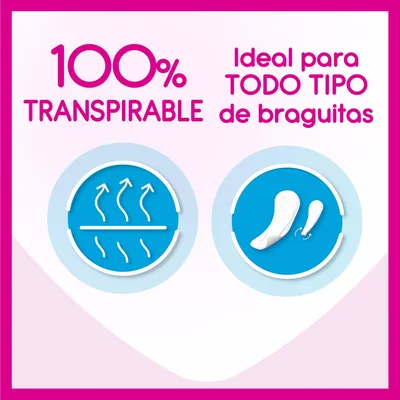 Carefree Cotton Feel Flexiform sin fragancia 30 protegeslips - pack de 10 unidades – foto 2