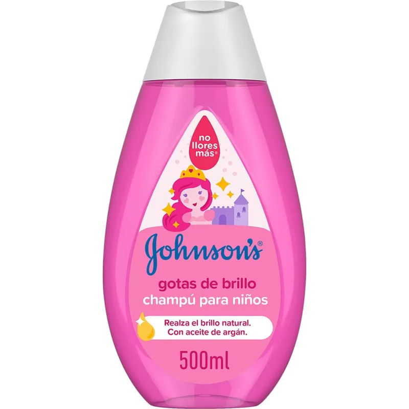 Johnson's Baby Champú Gotas de Brillo 500 ml - pack de 6 unidades