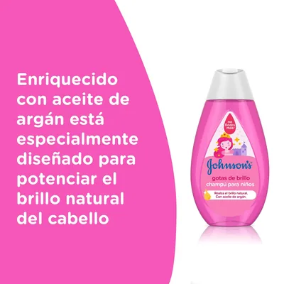 Johnson's Baby Champú Gotas de Brillo 500 ml - pack de 6 unidades – foto 3