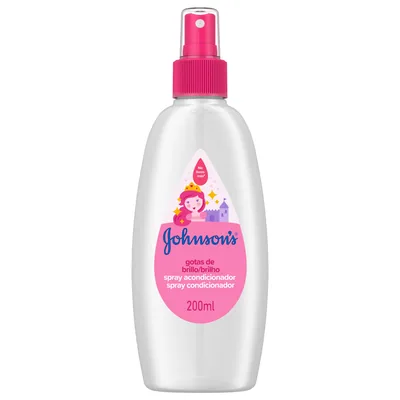 Johnson's Baby Gotas de Brillo Acondicionador en Spray para Niños 200 ml (pack de 6)