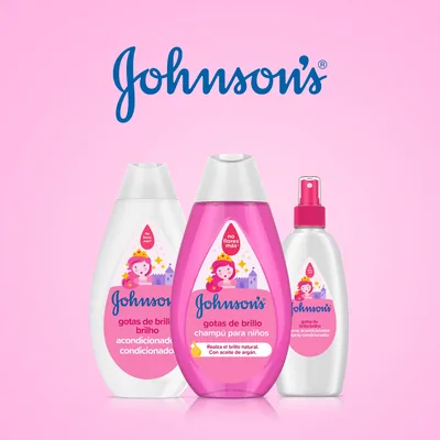 Johnson's Baby Gotas de Brillo Acondicionador en Spray para Niños 200 ml - pack de 6 unidades – foto 2