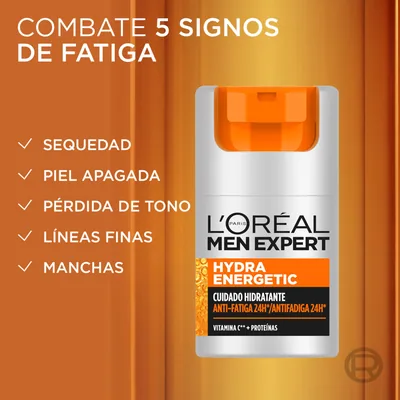 L'Oréal Paris Hydra Energetic Crema Hidratante Anti-Fatiga 50 ml - pack de 2 unidades – foto 2