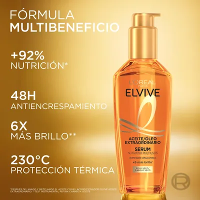 L'Oréal Paris Elvive Aceite Extraordinario Sérum para Pelo Teñido 100 ml - pack de 2 unidades – foto 3