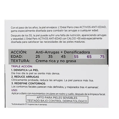 L'Oréal Paris Age Perfect Specialist Crema de Día con Calcio 50ml - pack de 2 unidades – foto 2