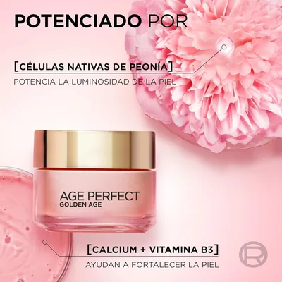 L'Oréal Paris Age Perfect Golden Age Crema de Día Fortificante de Rosas 50 ml - 1 unidad – foto 2