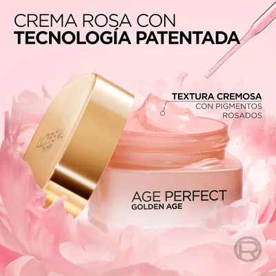 L'Oréal Paris Age Perfect Golden Age Crema de Día Fortificante de Rosas 50 ml - 1 unidad – foto 3