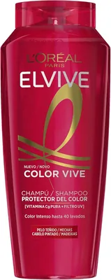 l’oréal paris Elvive Color Vive Champú Protector para Pelo Teñido (pack de 3)