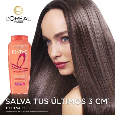 L'Oréal Paris Elvive Champú Dream Long 400ml - pack de 3 unidades – foto 2