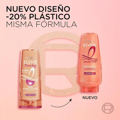 L'Oréal Paris Elvive Dream Long Acondicionador- 300 ml - pack de 3 unidades – foto 1