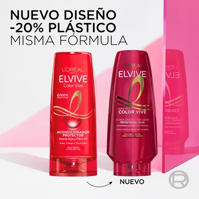 L'Oréal Paris Elvive Color Vive Acondicionador Protector 300 ml - pack de 3 unidades – foto 1
