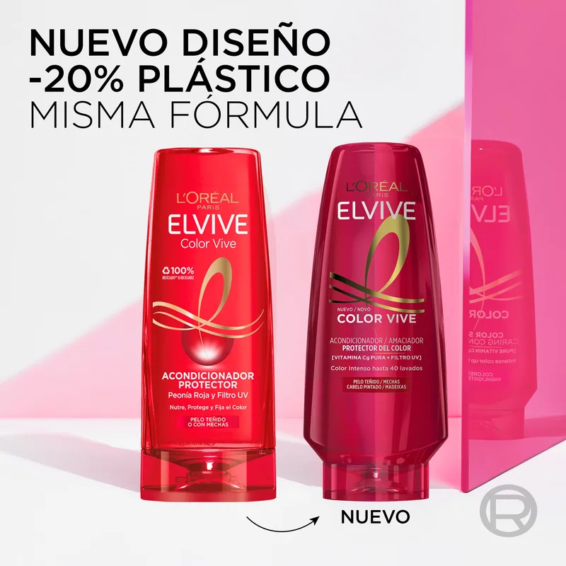 L'Oréal Paris Elvive Color Vive Acondicionador Protector 300 ml - pack de 3 unidades