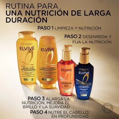 L'Oréal Paris Elvive Aceite Extraordinario Acondicionador Nutritivo 300ml - pack de 3 unidades – foto 2