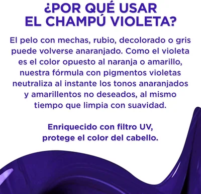 L'Oréal Paris L'oreal Elvive Champú 200 Ml Purple - pack de 3 unidades – foto 4