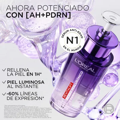 L'Oréal Paris Revitalift Filler Sérum Facial Ácido Hialurónico y PDRN 30 ml - 1 unidad – foto 2