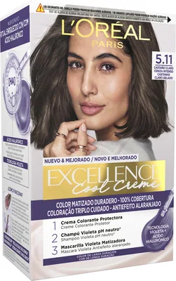 L'Oréal Paris Paris Excellence Cool Creme Tinte Permanente Tono 5.11 260 g - pack de 3 unidades – foto 2