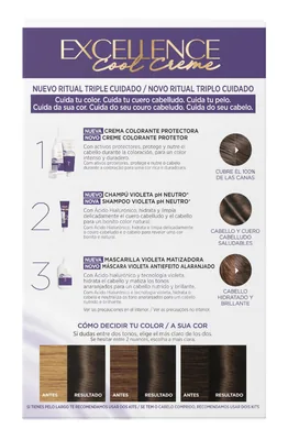 L'Oréal Paris Paris Excellence Cool Creme Tinte Permanente Tono 5.11 260 g - pack de 3 unidades – foto 3
