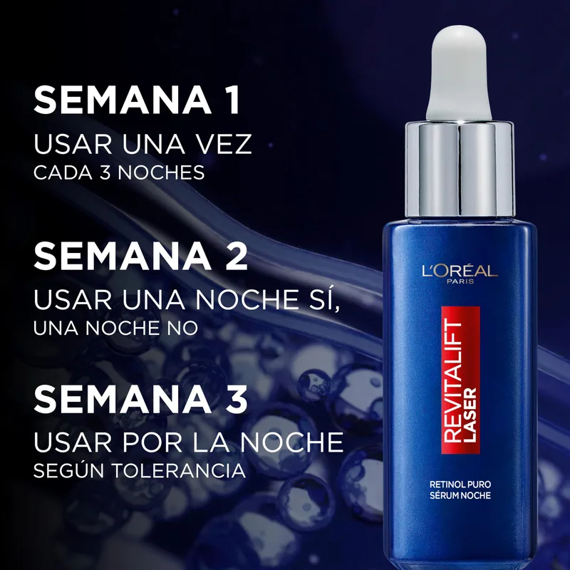 L'Oréal Paris Revitalift Laser Sérum de Noche Nº1 con Retinol Puro 30 ml - 1 unidad