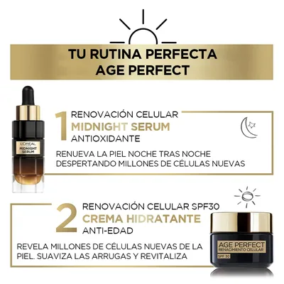 L'Oréal Paris Age Perfect Renacimiento Celular Crema de Día FPS30 50 ml - 1 unidad – foto 7