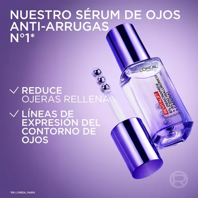 L'Oréal Paris Revitalift Filler Sérum Ojos con Cafeína Antiarrugas 20 ml - 1 unidad – foto 2