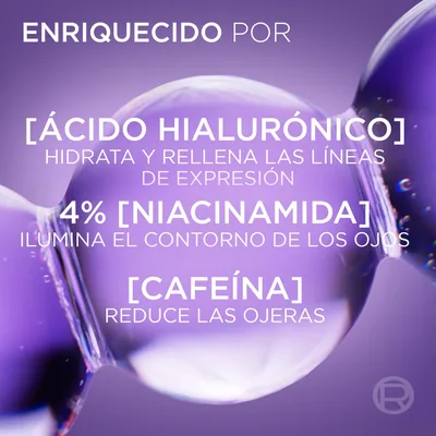 L'Oréal Paris Revitalift Filler Sérum Ojos con Cafeína Antiarrugas 20 ml - 1 unidad – foto 3