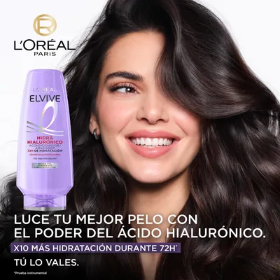L'Oréal Paris L'Oreal Elvive Acondicionador Hialuronico 300 ml - pack de 3 unidades – foto 2