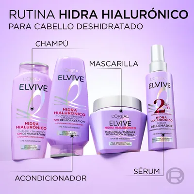 L'Oréal Paris Elvive Mascarilla Hialuronico 310ml - pack de 3 unidades – foto 4