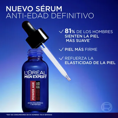 L'Oréal Paris L'Oréal Men Expert Power Age Serum Anti-Edad Rápida Absorción 30ml - 1 unidad – foto 2