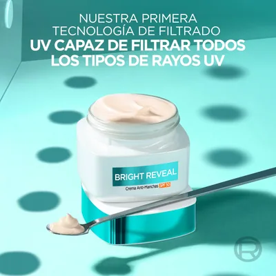 L'Oréal Paris Bright Reveal Crema Antimanchas Niacinamida FPS50 50 ml - 1 unidad – foto 2