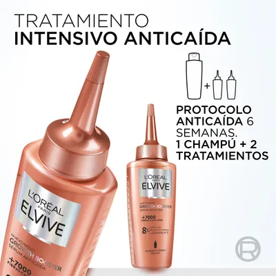 L'Oréal Paris Elvive Growth Booster Acondicionador Anticaída 150ml - pack de 3 unidades – foto 8