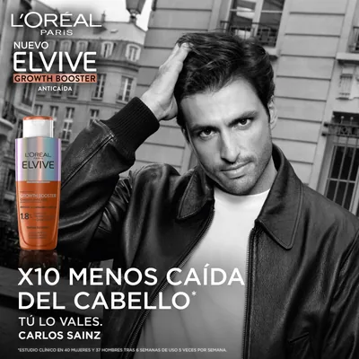L'Oréal Paris Elvive Growth Booster Champú sin sulfatos Anticaída 200ml - pack de 3 unidades – foto 4