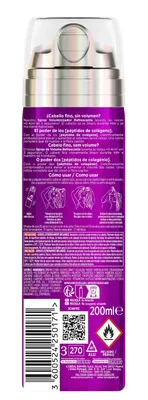 L'Oréal Paris Elvive Collagen Lifter Big Hair Day Spray Voluminizador,200ml - pack de 2 unidades – foto 7