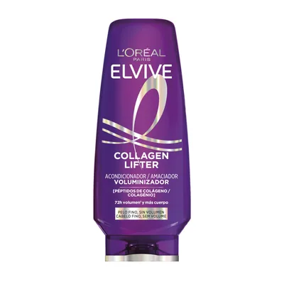 L'Oréal Paris Elvive Collagen Lifter Acondicionador 72H de Volumen 300ml (pack de 3)