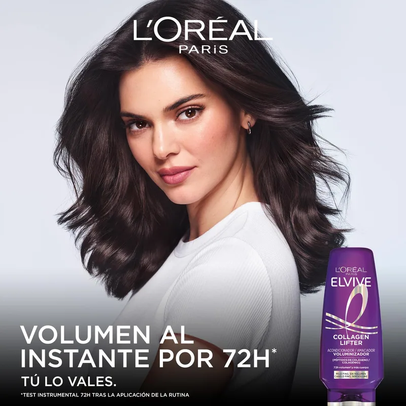 L'Oréal Paris Elvive Collagen Lifter Acondicionador 72H de Volumen 300ml - pack de 3 unidades