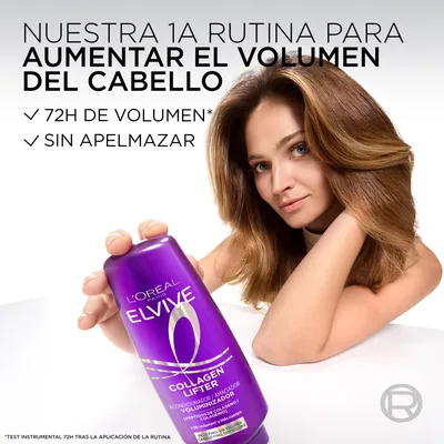 L'Oréal Paris Elvive Collagen Lifter Acondicionador 72H de Volumen 300ml - pack de 3 unidades – foto 8