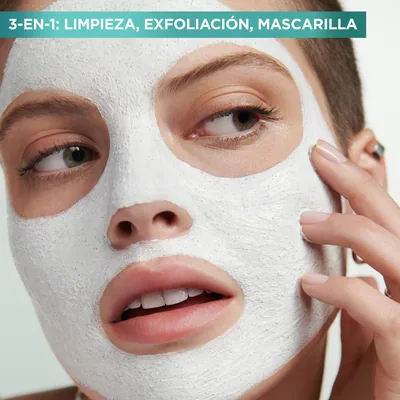 Garnier PureActive 3 en 1 limpiador exfoliante y mascarilla 150 ml - pack de 3 unidades – foto 2