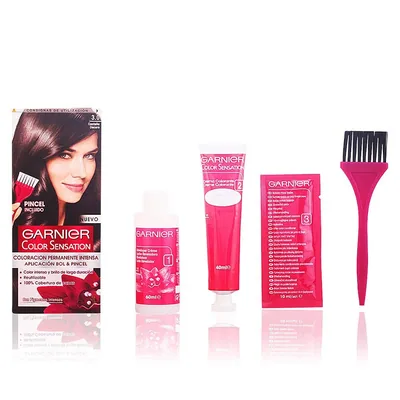Garnier Color Sensation Tinte Permanente Castaño Oscuro 3.0 110 ml - pack de 3 unidades – foto 2