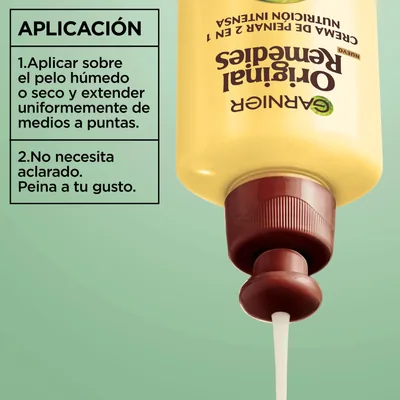 Garnier Original Remedies Aceite de aguacate y manteca de karité Tratamiento capilar 200 ml - pack de 3 unidades – foto 3