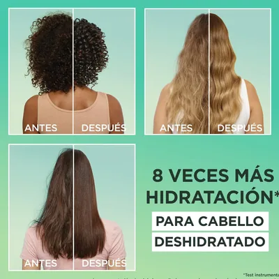 Garnier Fructis Hair Food mascarilla capilar aloe 400 ml - pack de 3 unidades – foto 3