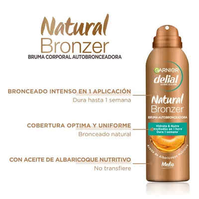 Garnier Delial Bruma Autobronceadora Corporal 150 ml - 1 unidad – foto 3