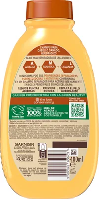 Garnier Original Remedies champú Miel Treasures 400 ml - pack de 6 unidades – foto 2