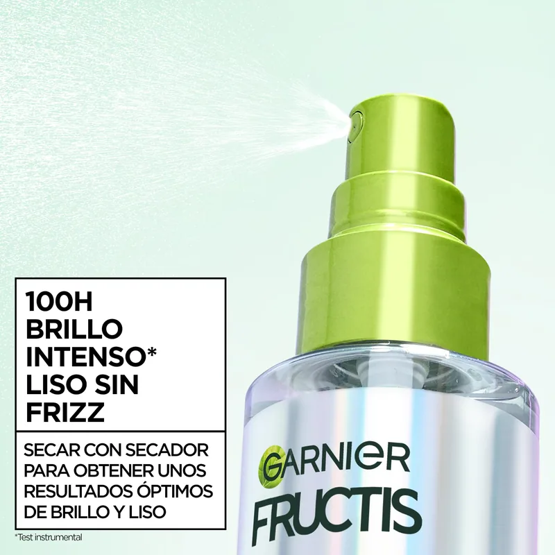 Garnier Fructis Liso Diamante spray de brillo y suavidad 150 ml - pack de 3 unidades