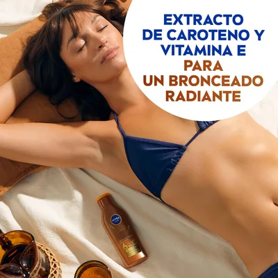 Nivea Leche Solar Zanahoria FP6 200 ml - pack de 2 unidades – foto 2