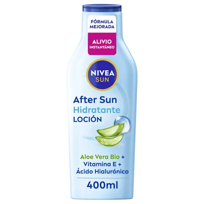 Nivea After Sun Loción Corporal Hidratante y Calmante 48h 400 ml (pack de 2)