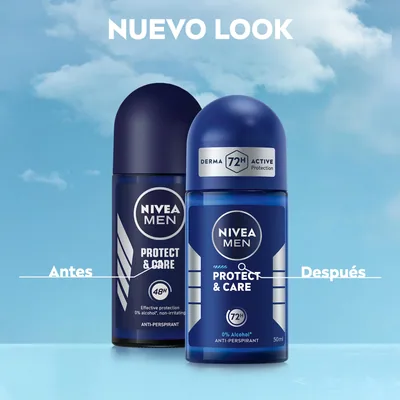 Nivea Protege & Cuida Roll-on 50 ml - pack de 6 unidades – foto 6