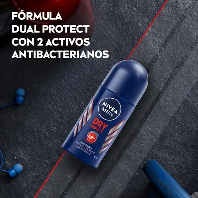 Nivea MEN Dry Impact Roll-on 50 ml - pack de 6 unidades – foto 1